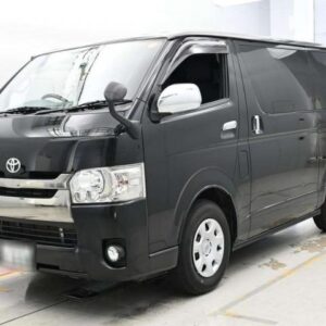 2016 Toyota Hiace Van black gasoline used car Japan export