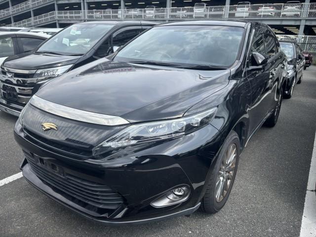 Ref:AUX-25226365 TOYOTA HARRIER 2015 1 2015 Toyota Harrier black gasoline used car Japan export