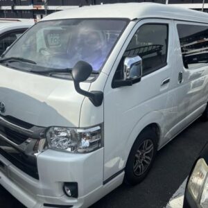 2021 Toyota Hiace Van pearl gasoline used car Japan export