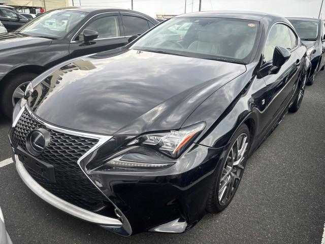 Ref:AUX-25228325 LEXUS RC 2014 1 2014 Lexus Rc black gasoline used car Japan export