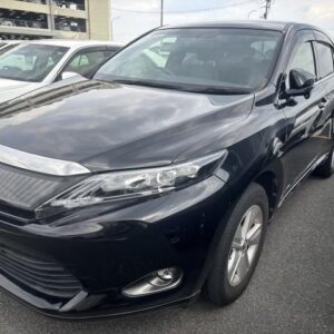 2017 Toyota Harrier black gasoline used car Japan export