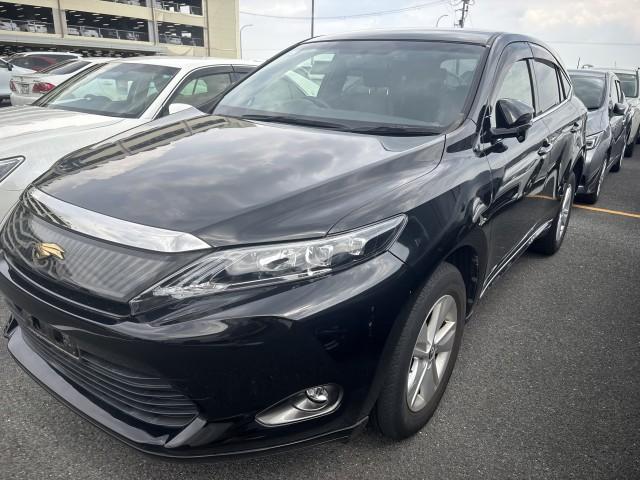 Ref:AUX-25230493 TOYOTA HARRIER 2017 1 2017 Toyota Harrier black gasoline used car Japan export