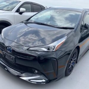 2021 Toyota Prius black gasoline used car Japan export