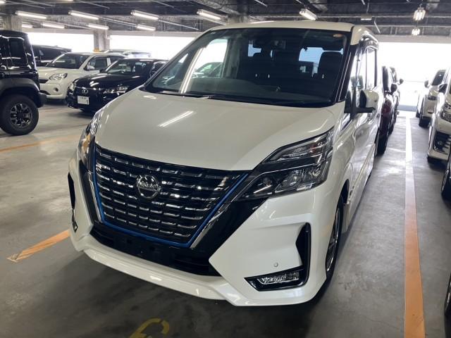 Ref:AUX-25230500 NISSAN SERENA 2021 1 2021 Nissan Serena pearl gasoline used car Japan export