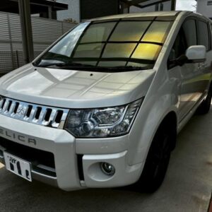 2019 Mitsubishi Delica D:5 white gasoline used car Japan export