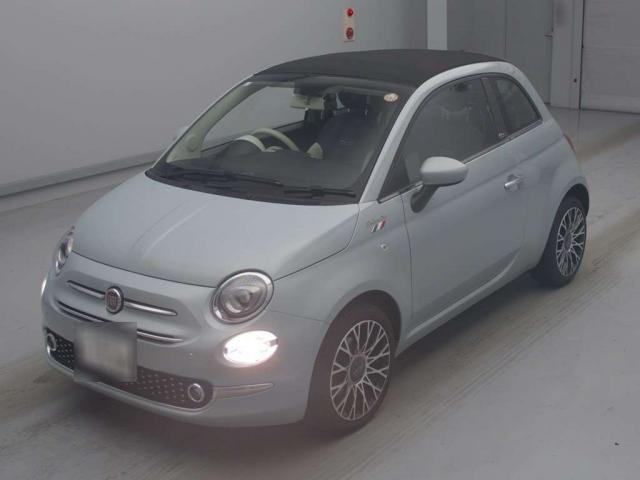 Ref:AUX-25234945 FIAT 500C 2023 1 2023 Fiat 500C green gasoline used car Japan export