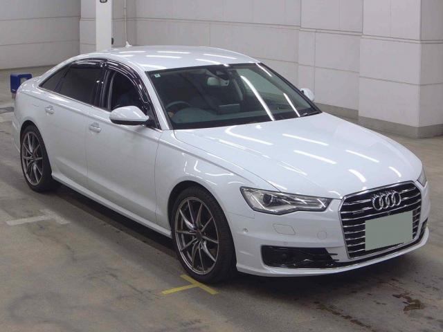 Ref:AUX-25235428 AUDI A6 2016 1 2016 Audi A6 white gasoline used car Japan export