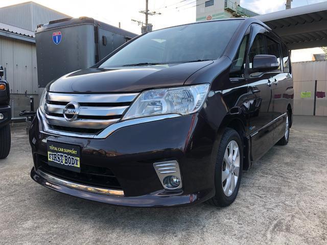 Ref:AUX-6078303 NISSAN SERENA 2013 1 2013 Nissan Serena wine hybrid used car Japan export