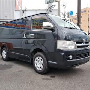 2006 Toyota Regius Ace Van gunmetal diesel used car Japan export
