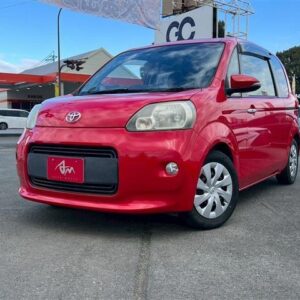 2012 Toyota Porte red gasoline used car Japan export