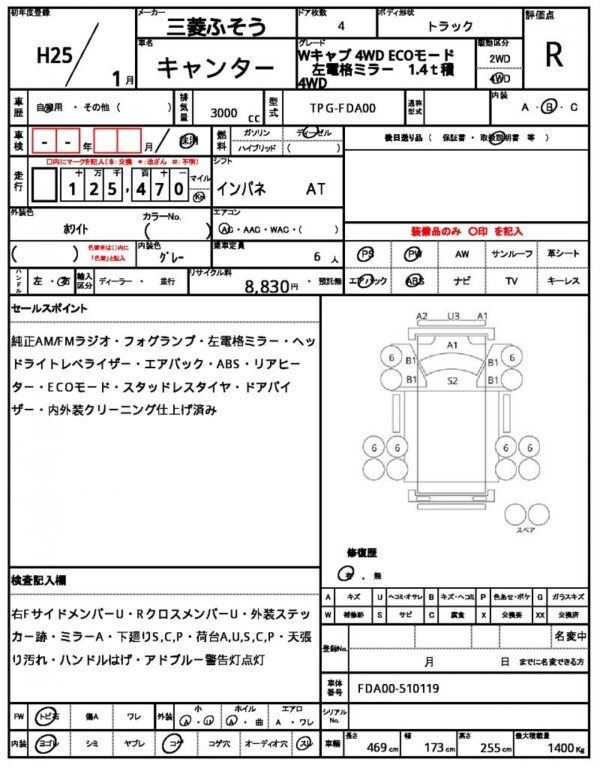 Ref:AUX-9803359 MITSUBISHI FUSO CANTER 2013 - Image 21